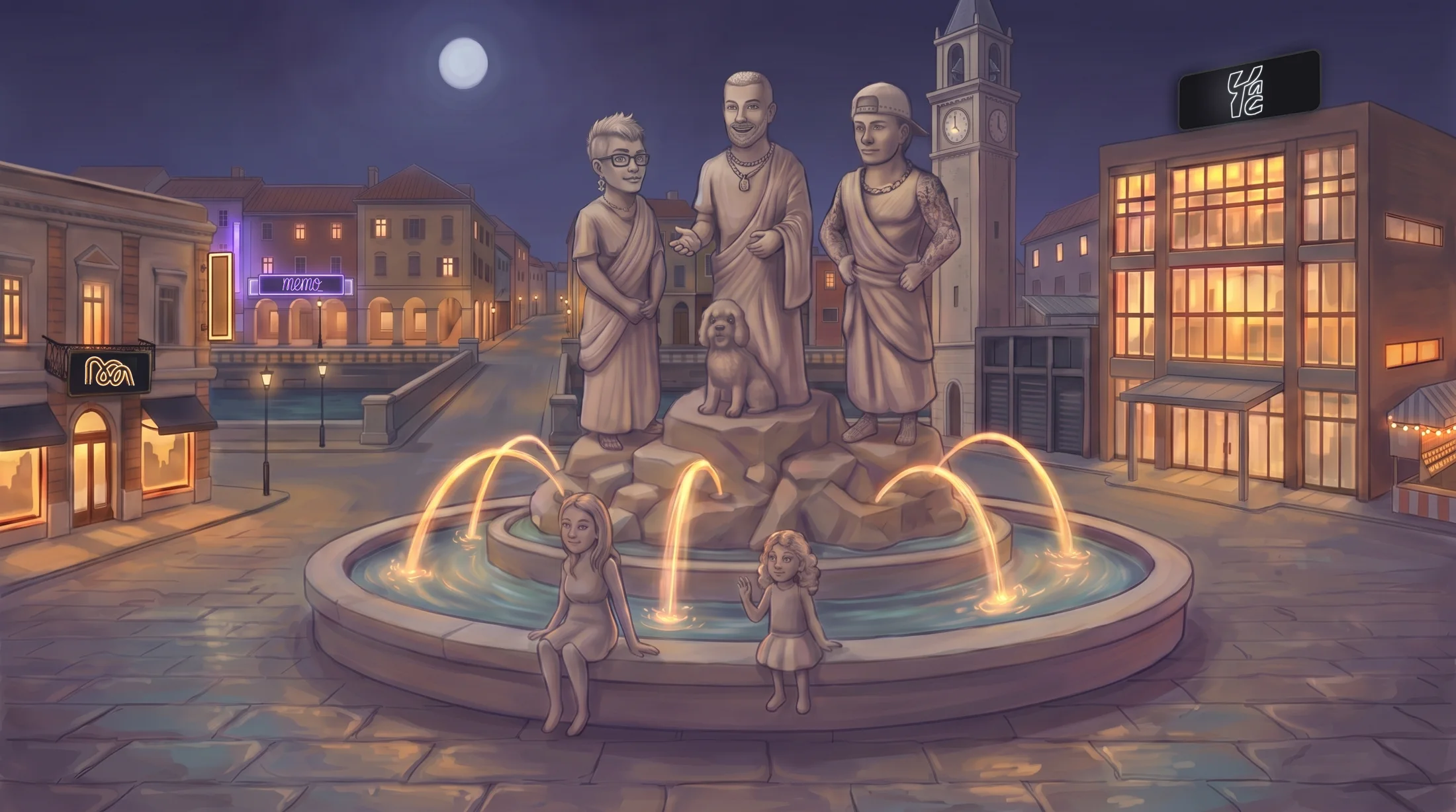 L'ingresso di Piazza Memento nel Mondo Memento